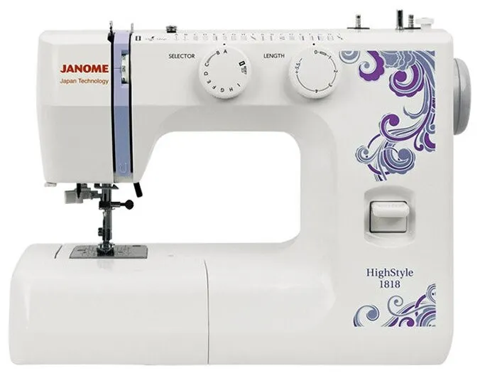 Швейная машина Janome High Style 1818 | Швейных операций 19 | Скорость шитья 800ст/мин#2