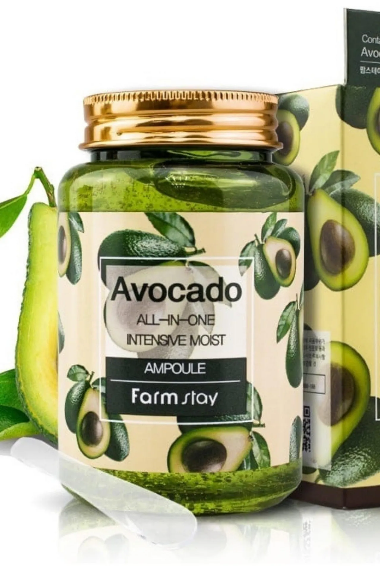 Сыворотка для лица avocado all-in-one intensive moist ampoule 250г 5584 FarmStay (Корея)#3