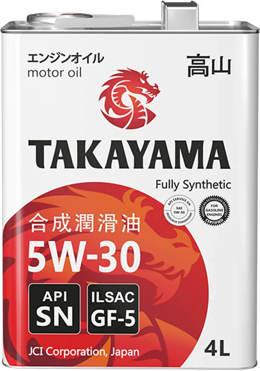 Моторное масло TAKAYAMA 5W-30 Синтетическое 4 л#1