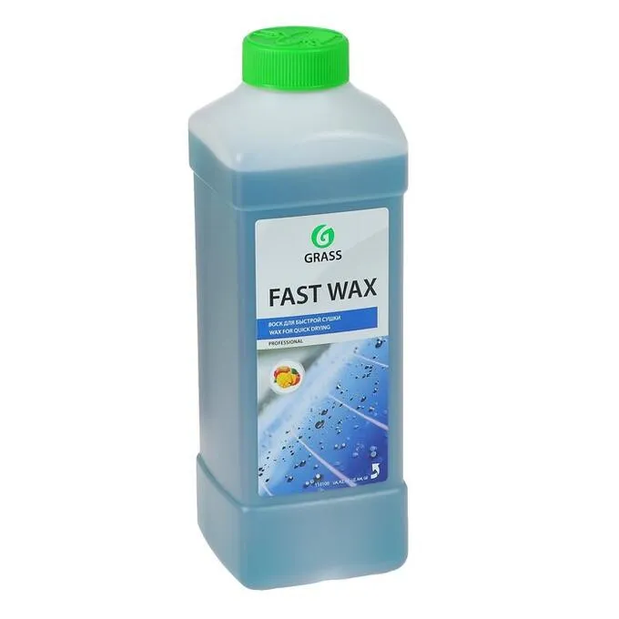 Холодный воск для авто "Fast Wax" обладает высокой водоотталкивающей способностью, 1 л#2