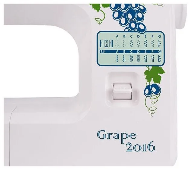 Швейная машина Janome Grape 2016 | Швейных операций 15 | Скороть шитья 800ст/мин#6