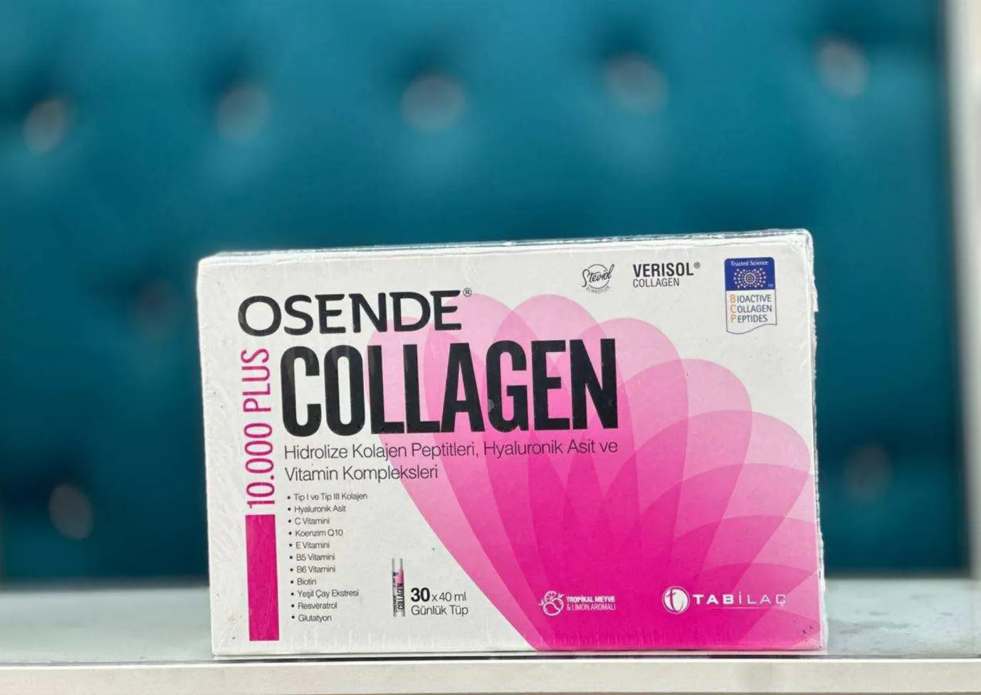 Коллаген Osende Collagen. эластин, гиалуроновая кислота и витамин С, жевательные таблетки#2