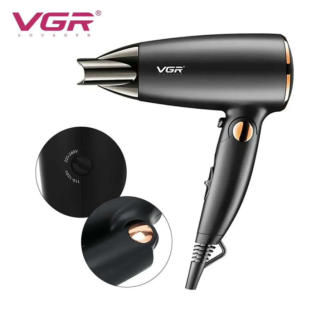 Фен для волос VGR V-439, черный#3