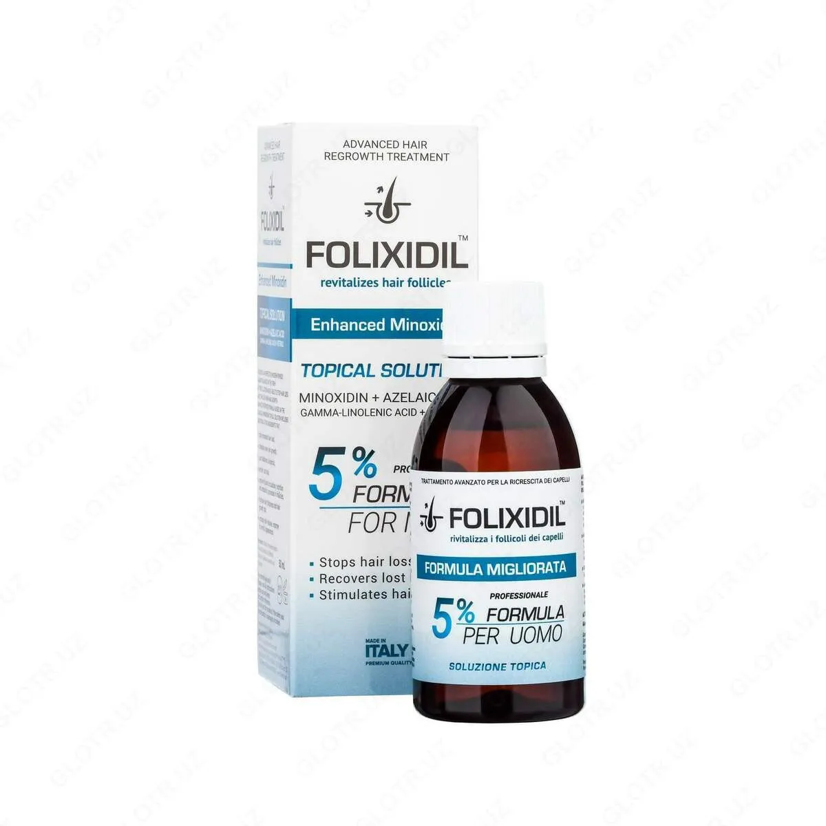 Препарат для мужчин против облысения Folixidil (5%)#2