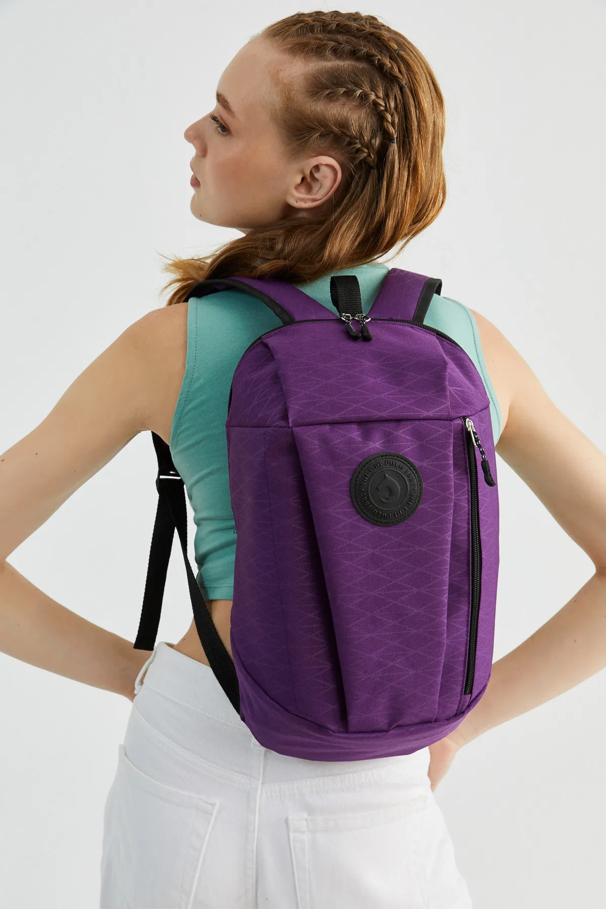 Рюкзак унисекс Di Polo apba0129 фиолетовый#4