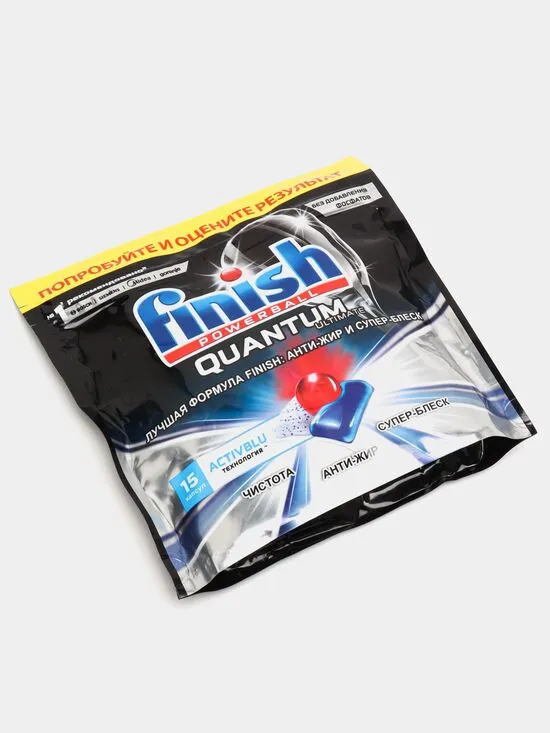 Средство для мытья посуды FINISH Quantum Ultimate 15 капсул x 7#3
