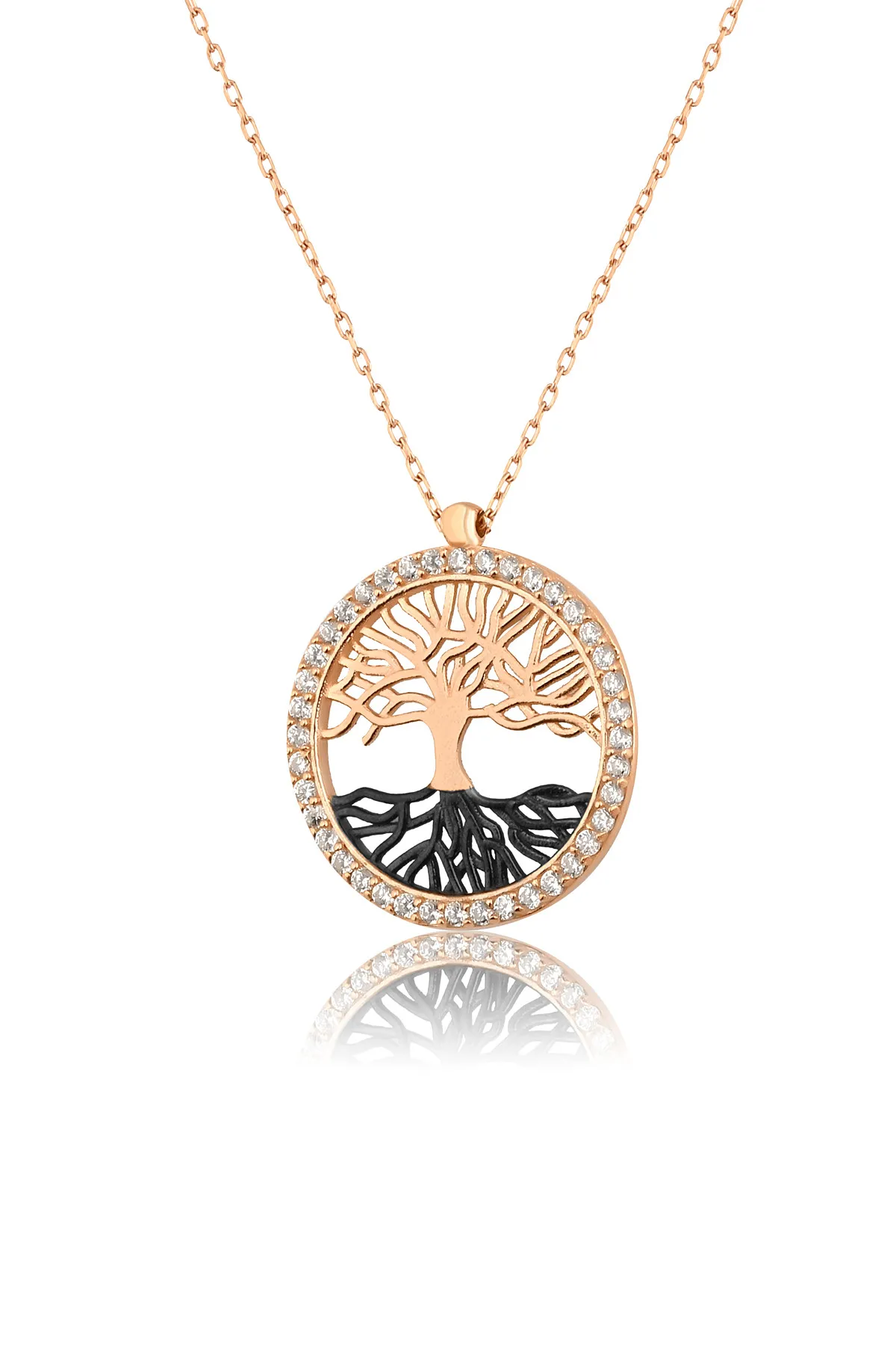 Серебряное ожерелье с дизайном дерева жизни pp2345 Larin Silver#5