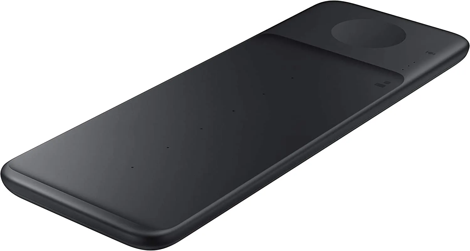 Wireless Charger Trio заряжайте до 3 устройств одновременно - для телефонов, наушников, часов и устройств Apple iPhone Galaxy, черный (версия для США)#3