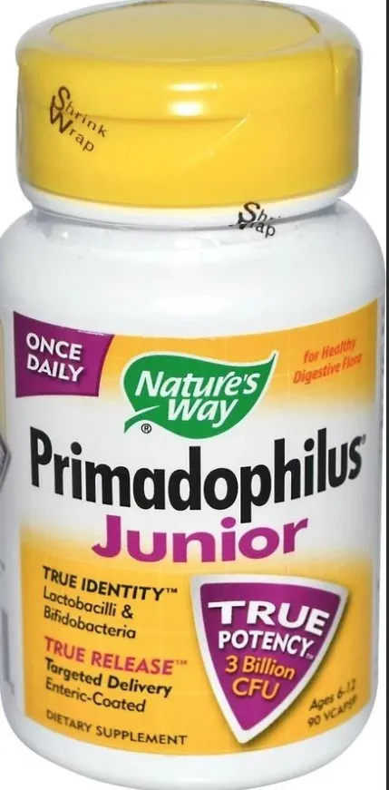 Бад примадофилус Бифидус Nature's way Primadophilus junior (90 шт.)#3