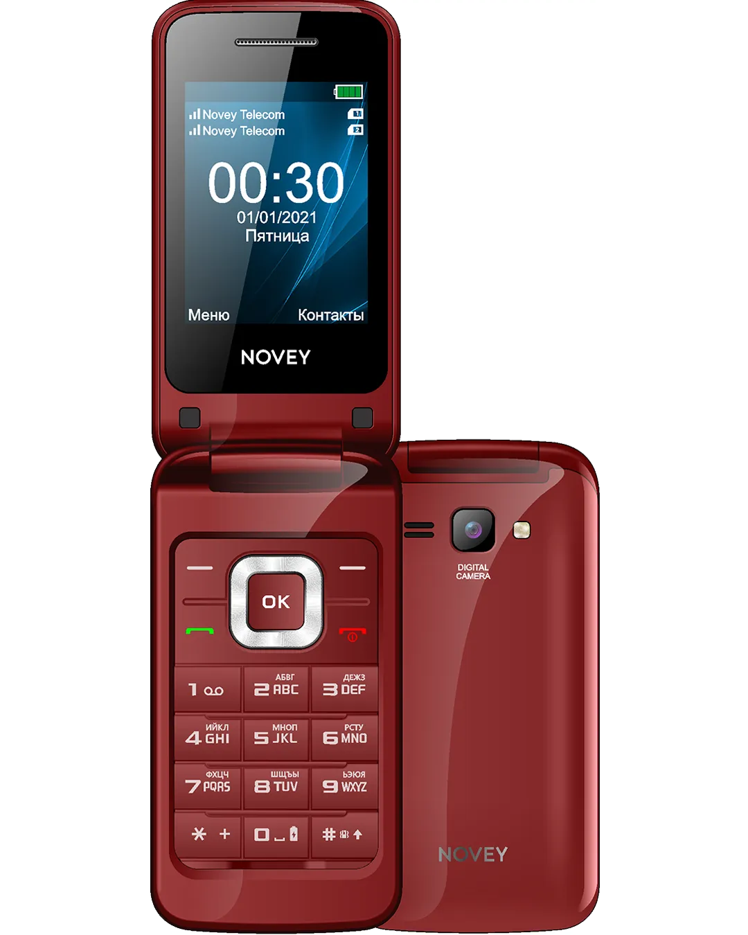 Телефон Novey A30R Red#3