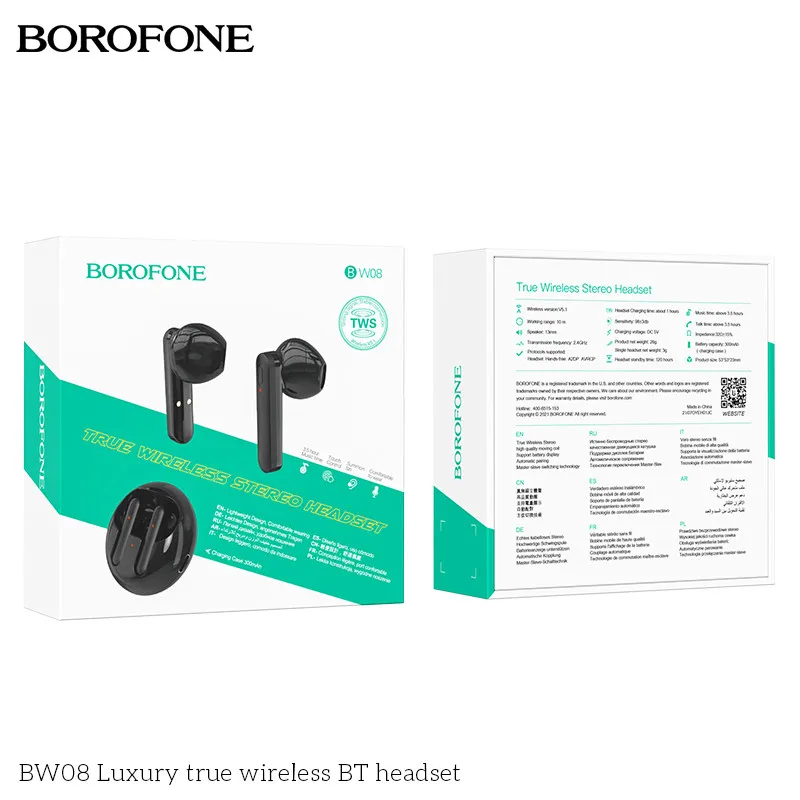 Беспроводные наушники Borofone BW08#3