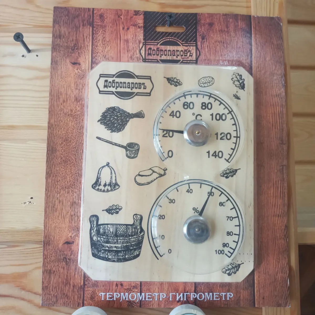 Термометр - гидрометр для бани и сауны#3