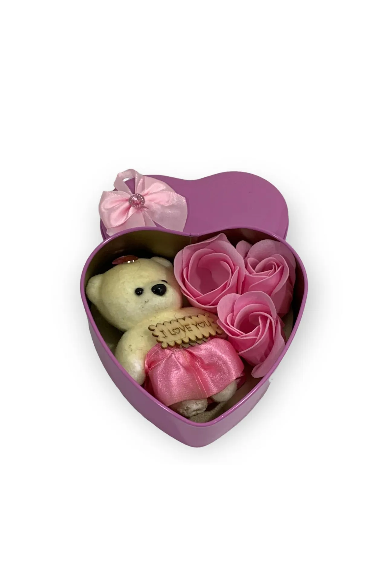 Подарочный набор - роза и мишка vs69543 SHK Gift розовый#3
