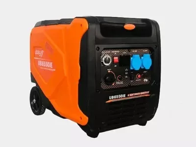 Benzin generatori UBAY UB6550iE 5,3Kv invertor turi (ovozsiz + masofadan boshqarish pulti)#4