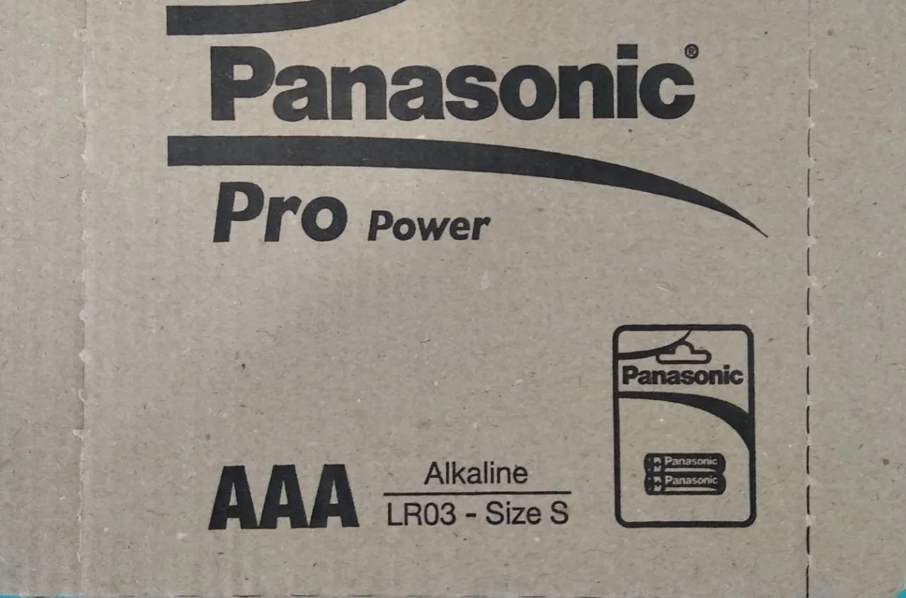 Батарейка Panasonic AAA LR03PPG/2BP, 1.5V продажа только упаковкой  2 x 12=24#2