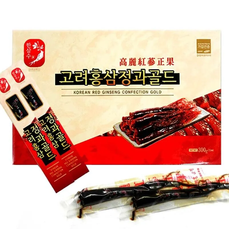 Цукаты с красным корейским женьшенем Confection Gold#6