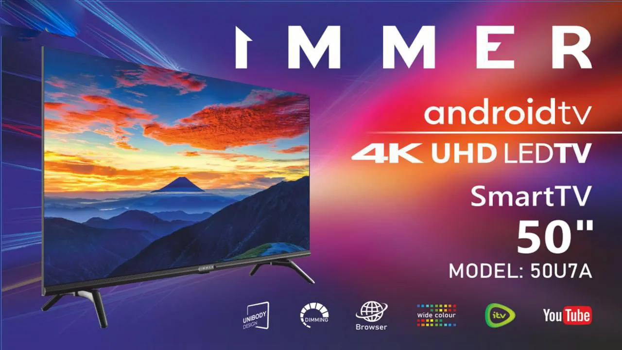 Телевизор Immer 50u7a 4K UHD Smart Tv Android 2022#3