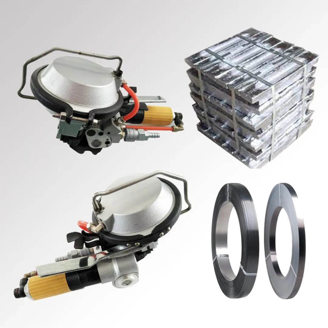 Пневматический аппарат KZLS19 для обвязки изделий стальной упаковочной лентой посредством обжима стальных скоб#2