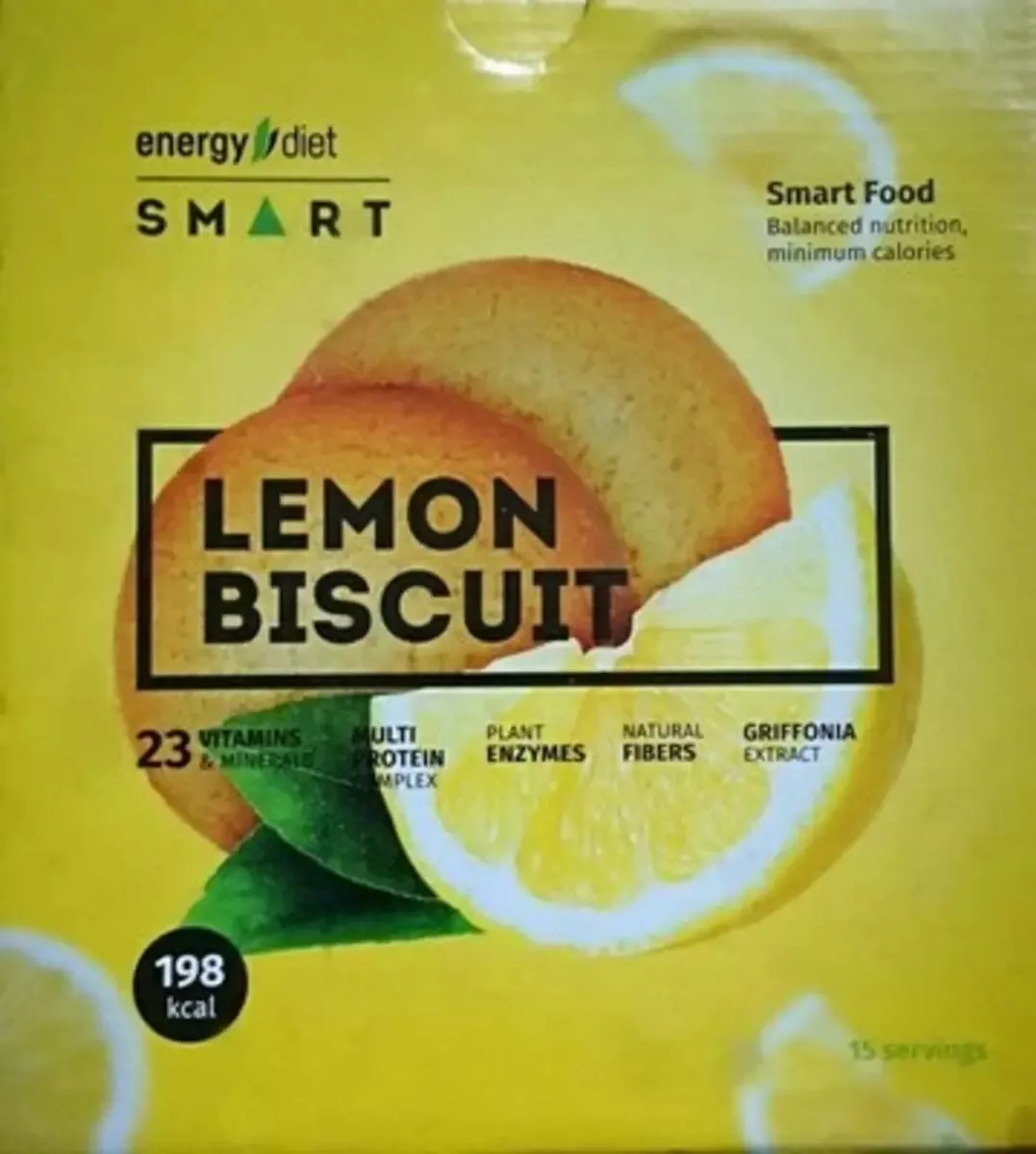 Пищевая добавка NL Energy Diet Smart Limon Biscuit#2