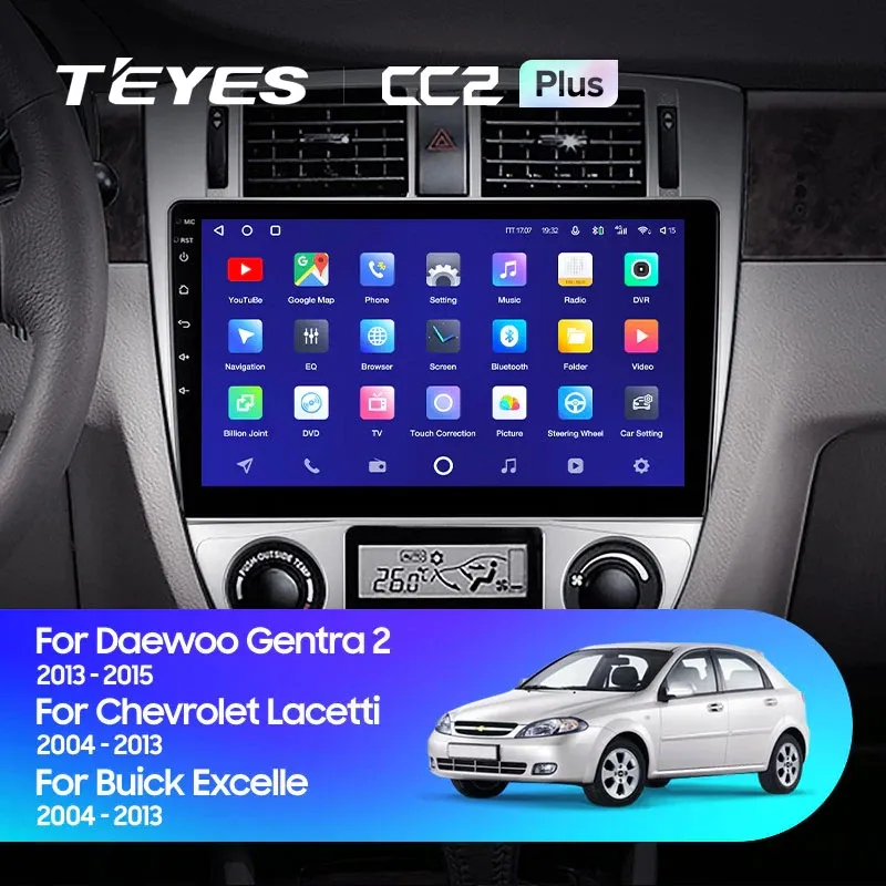 Автомонитор TEYES CC2L plus 9" 2+32GB WiFi для Chevrolet Nexia 3 с рамкой + В подарок водонепроницаемая автомобильная камера 12V заднего вида#3