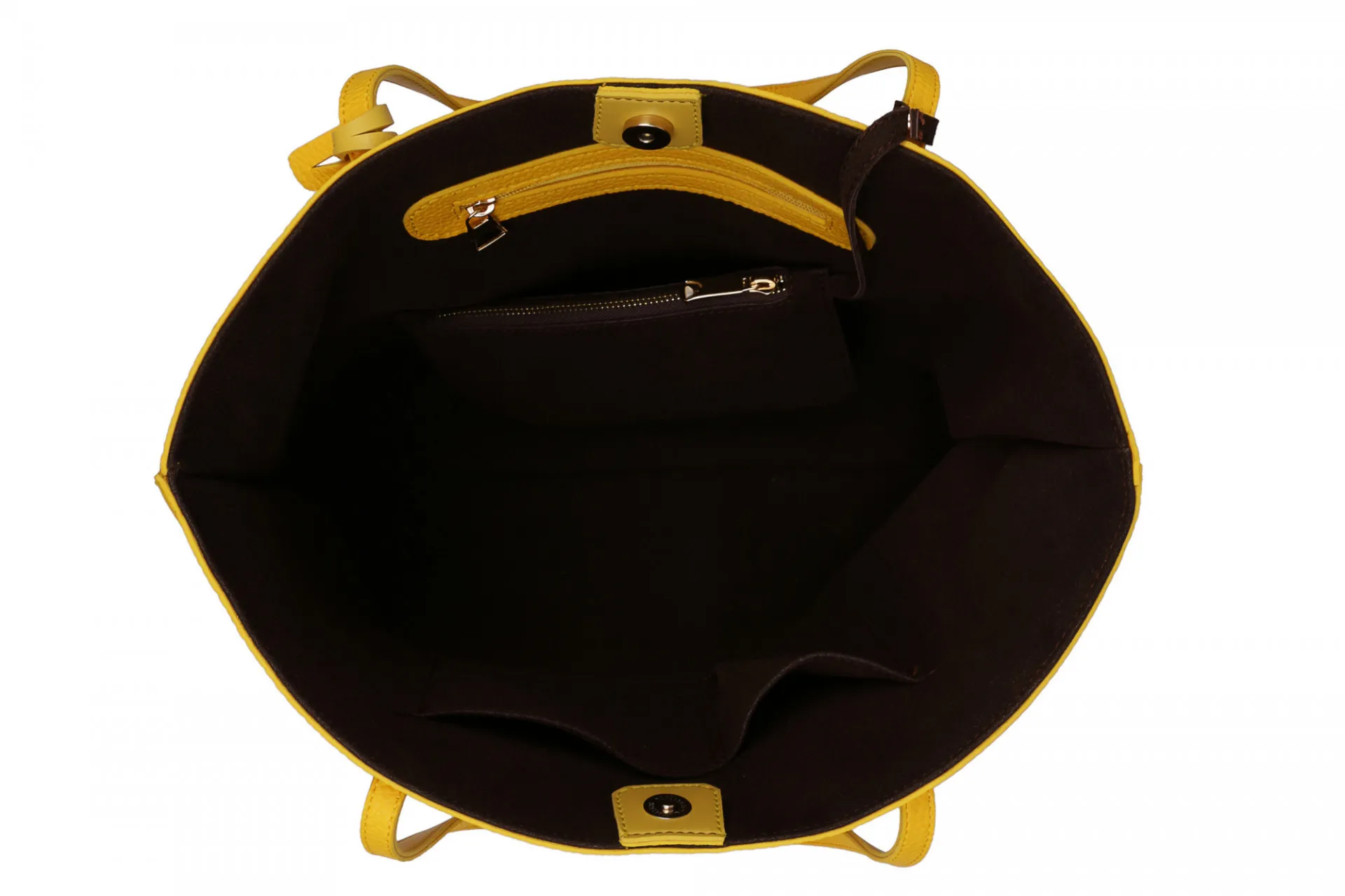 Женская сумка 1066 Желто-коричневая#7