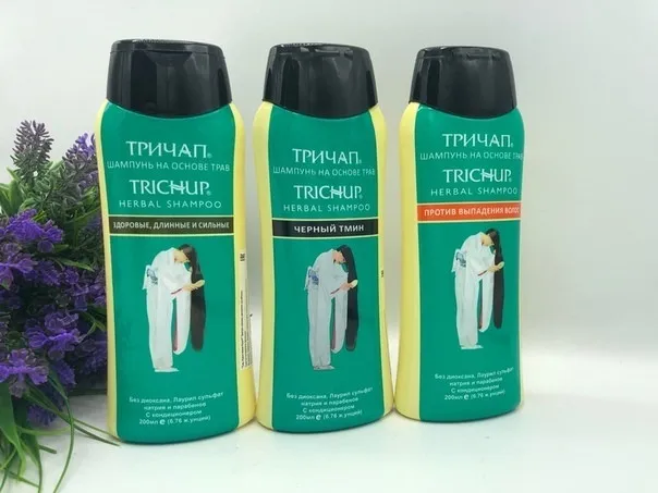 Шампунь на основе трав против выпадения волос Trichup Herbal shampoo (450 мл.)#3