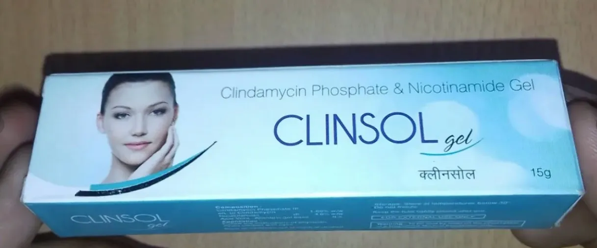Clinsol gel akne uchun (klindamitsin fosfat va nikotinamid)#3