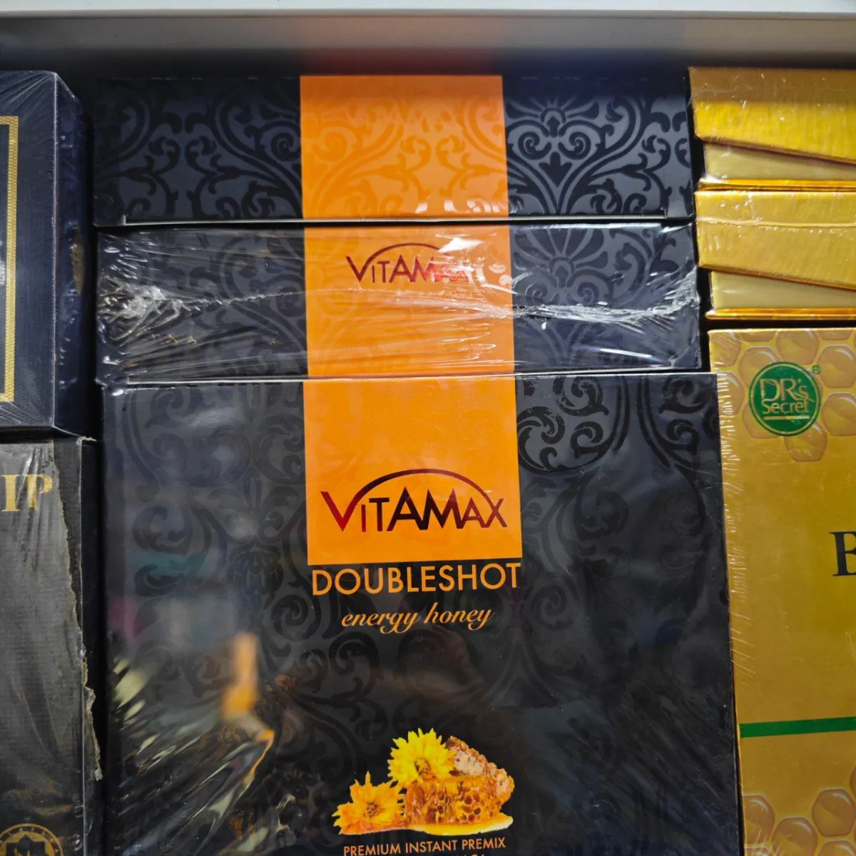 Натуральная медовая паста, придающая энергию и силу, для мужчин Vitamax DoubleShot Energy Honey#3