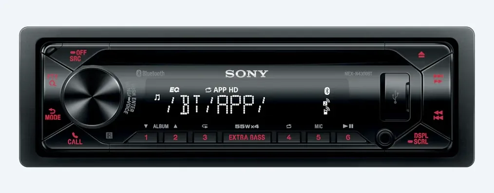 Автомагнитола Sony MEX-N4300BT (BLUETOOTH)#1