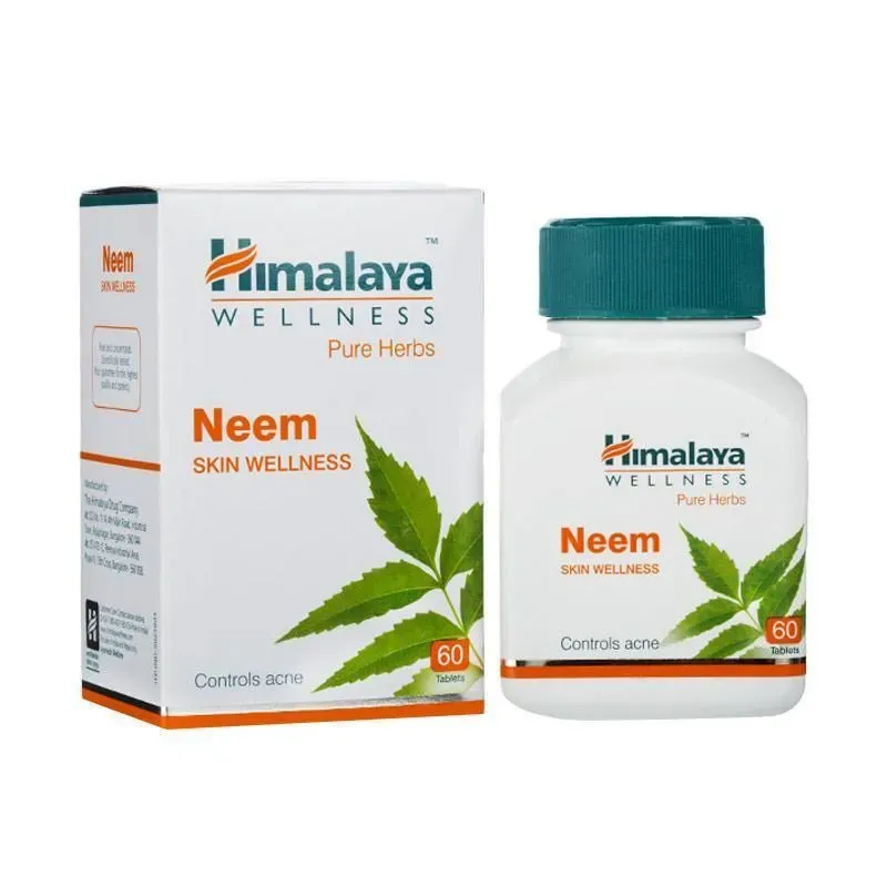 Neem sog'liqni saqlash kapsulalari (Neem) Himalaya 60 tabletka.#2
