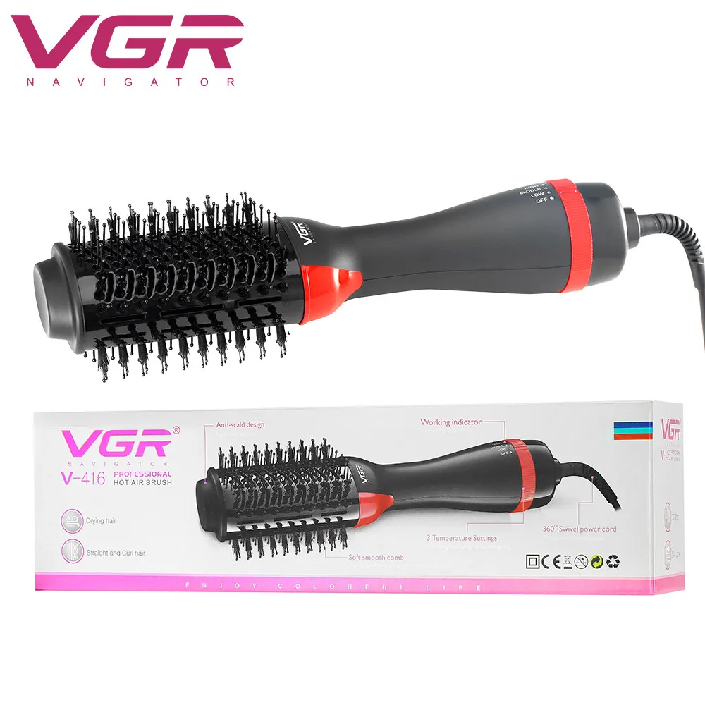 Фен -щетка для укладки волос VGR V-416#2