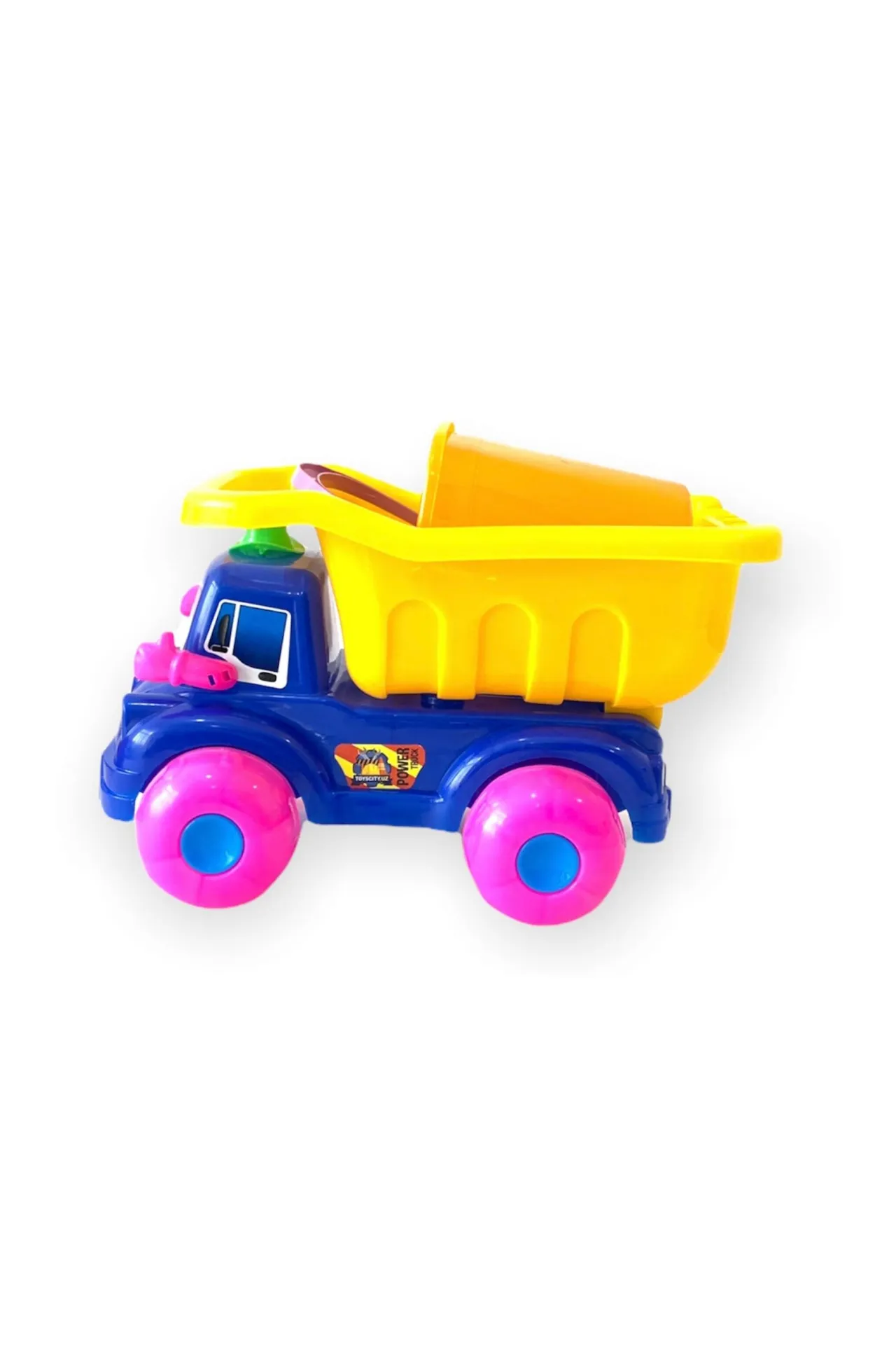Грузовик и ведёрко, лопатка, грабель power truck d036 shk toys#4