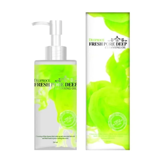 Гидрофильное масло для глубокого очищения cleansing oil fresh pore deep 200г 5572 deoproce (Корея)#2
