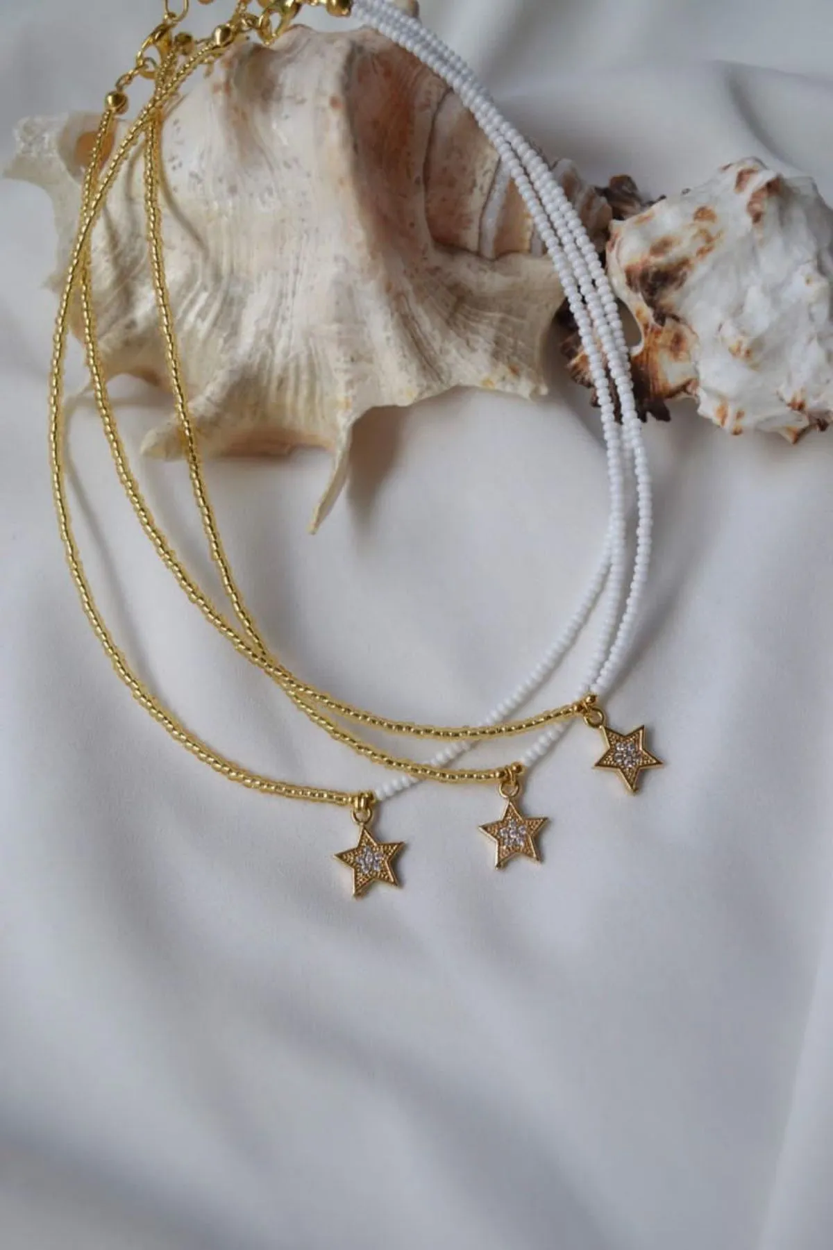 Ожерелье из бисера, модель: звезда ti063 Mori#2