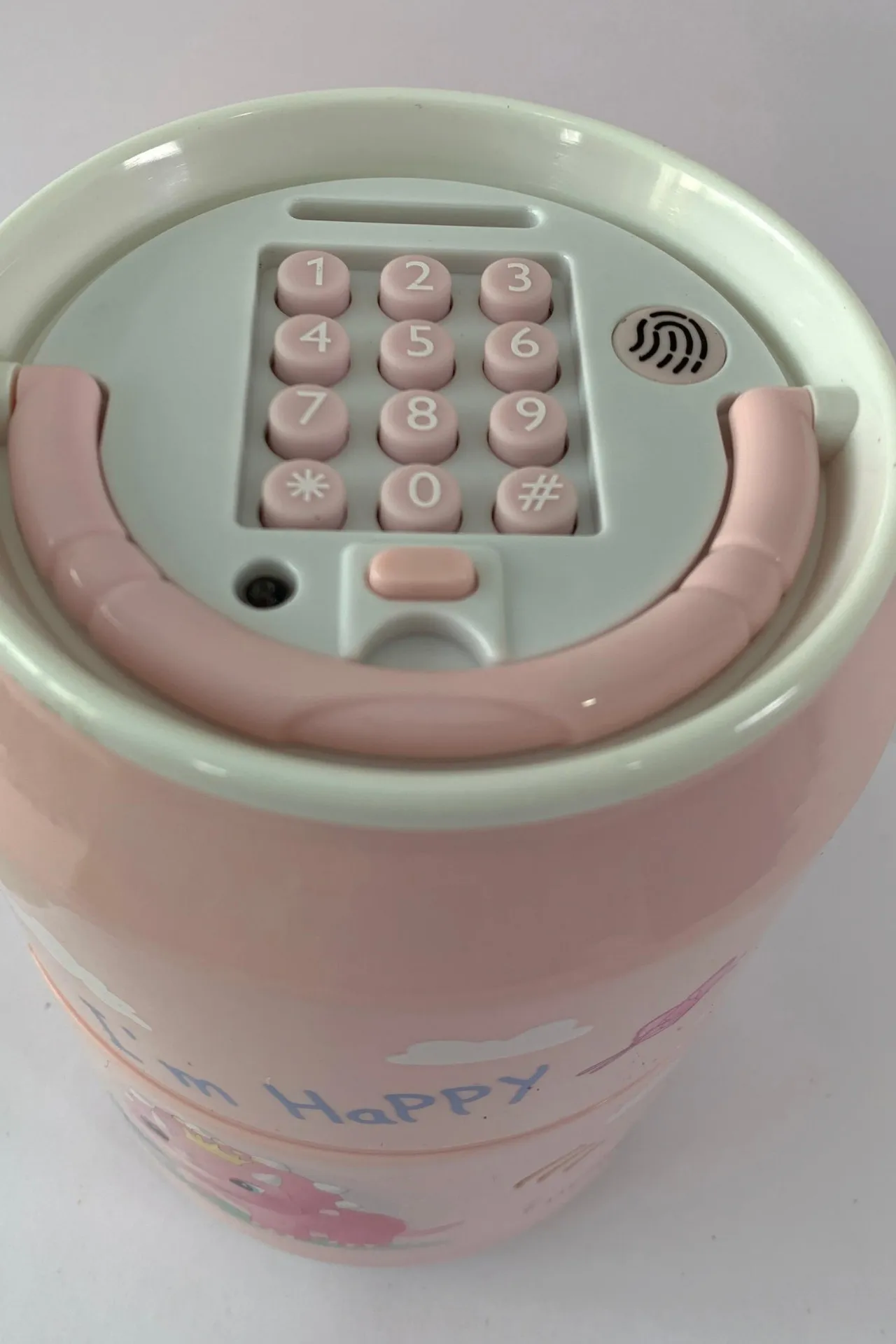 Детская электронная копилка-сейф с кодовым замком a008 SHK Gift розовый#3