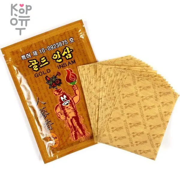 Gold Insam Корея кизил женьшенли пластир#6