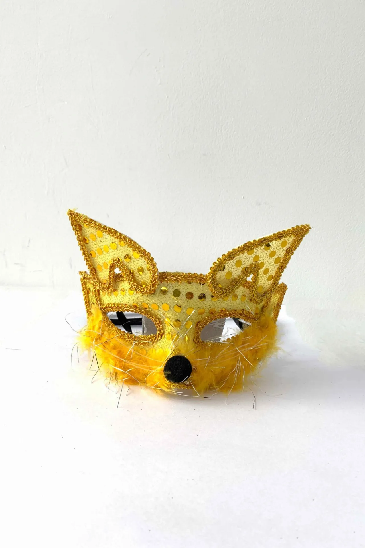 Праздничная маска лиса a012 SHK Gift золотистый#2