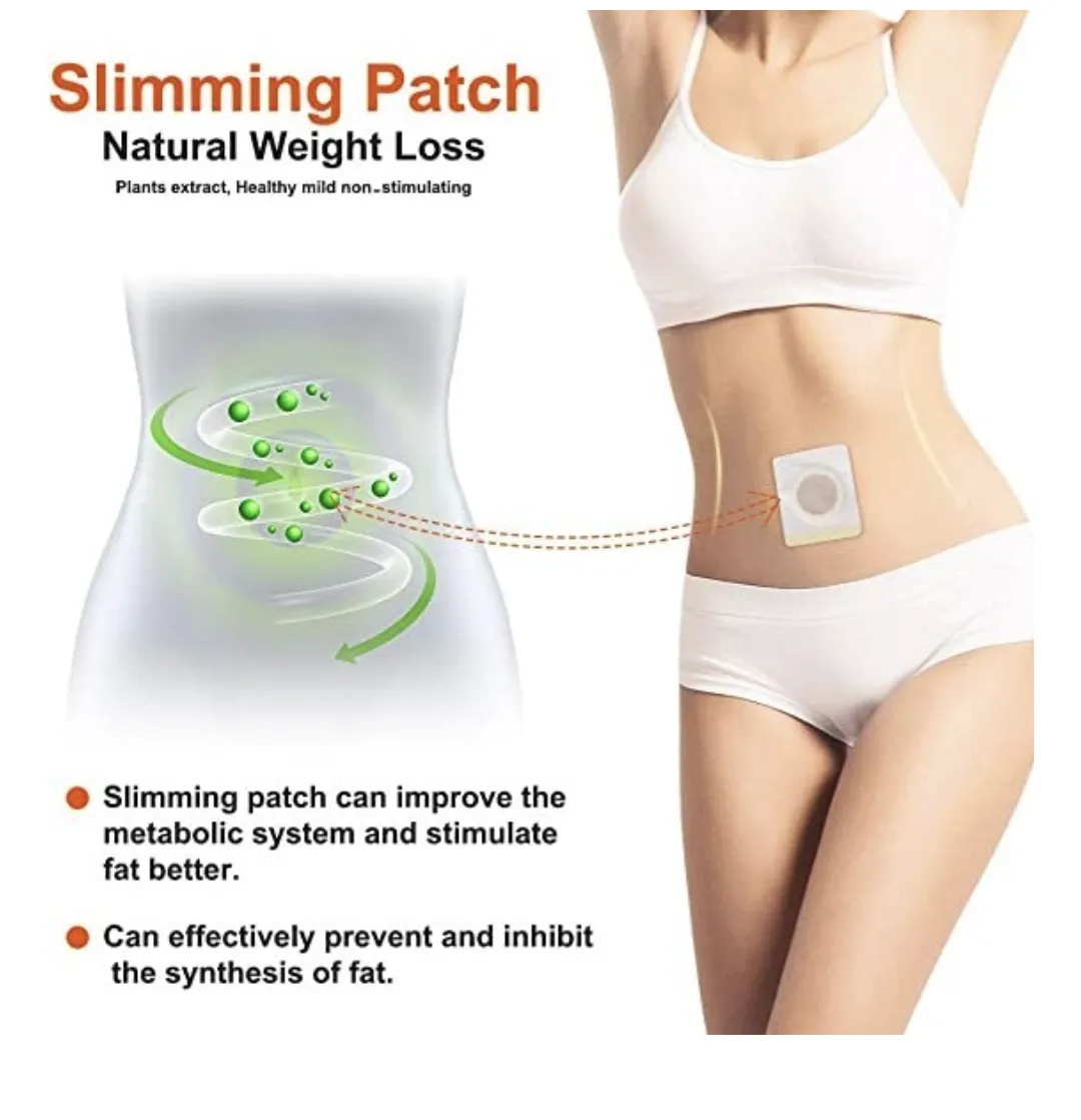 Пластырь на живот Slimming patch для похудения и снижения веса 30 шт#8