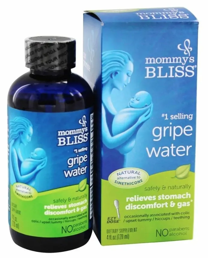 Chaqaloqlar uchun arpabodiyon suvi gazlar va kolikaga qarshi Mommy's Bliss Gripe Water (120 ml.)#4