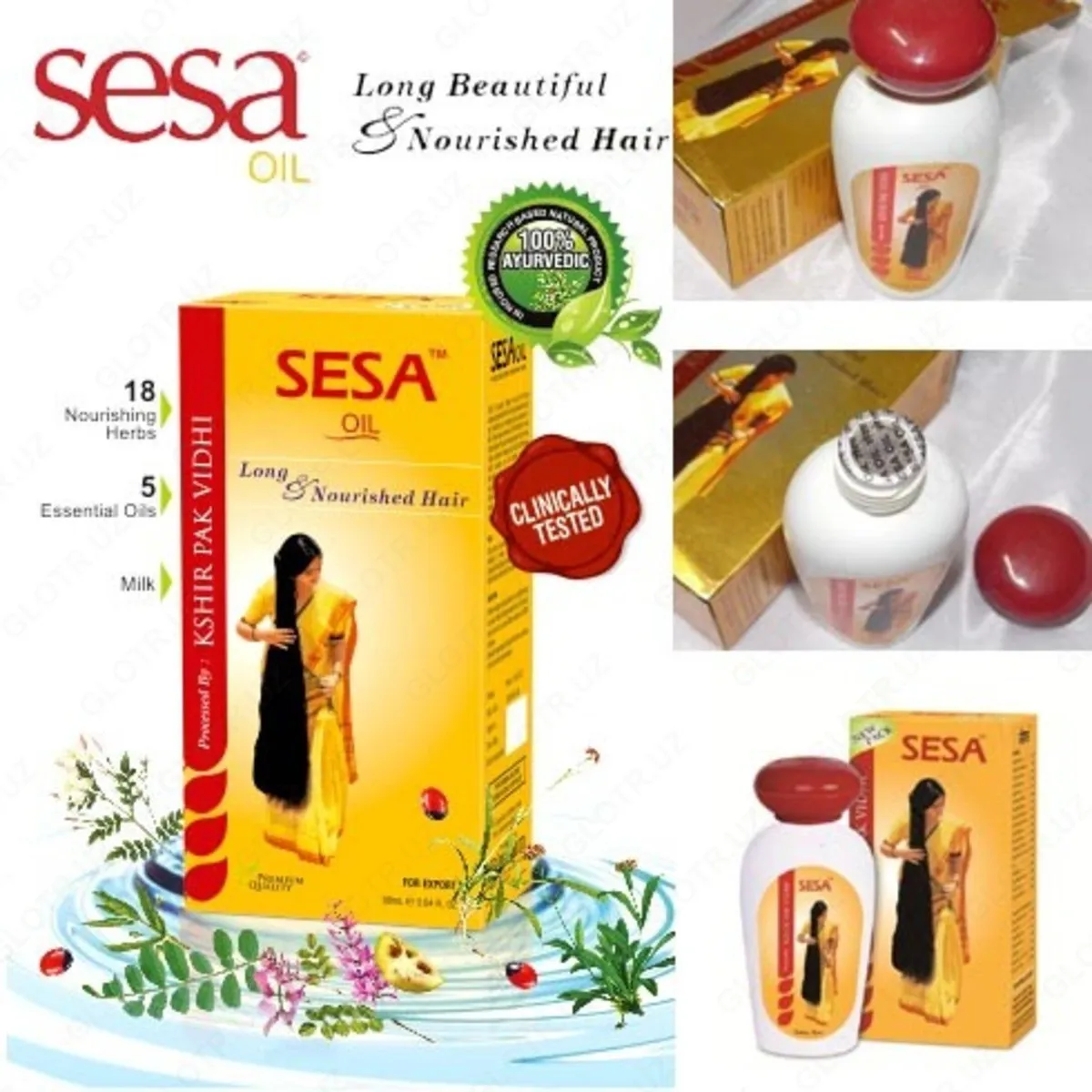 Масло для укрепления и роста волос Sesa#5