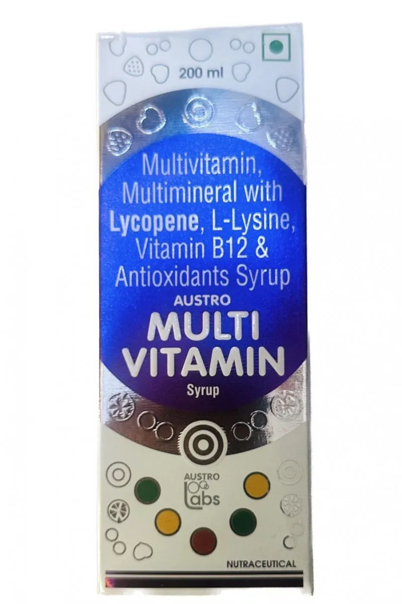 Мультивитаминный сироп Multi vitamin syrup Austro lab#2