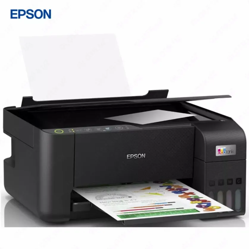 Струйный принтер Epson L3250, цветной, A4, USB, Wi-Fi, черный#4