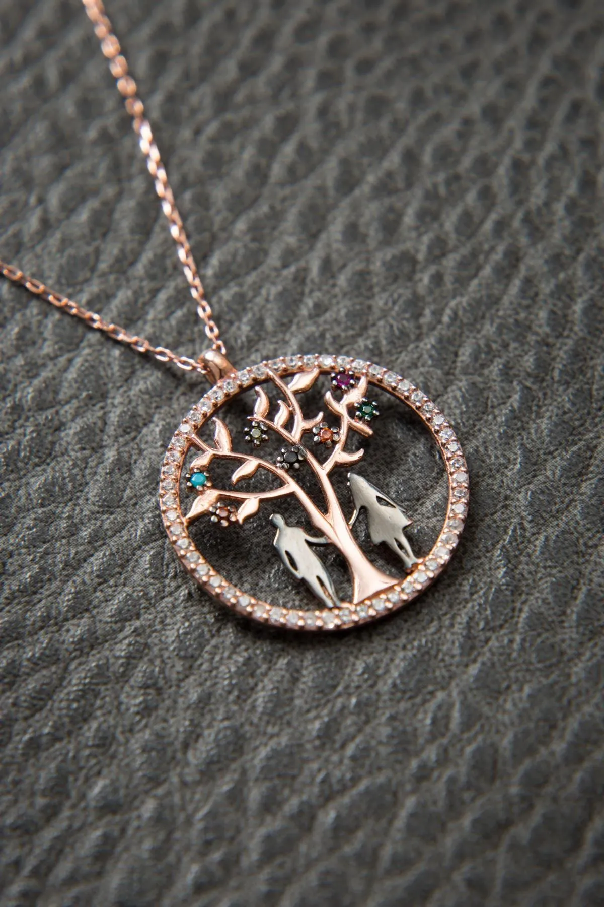 Серебряное ожерелье, модель: влюбленные pp2601 Larin Silver#4