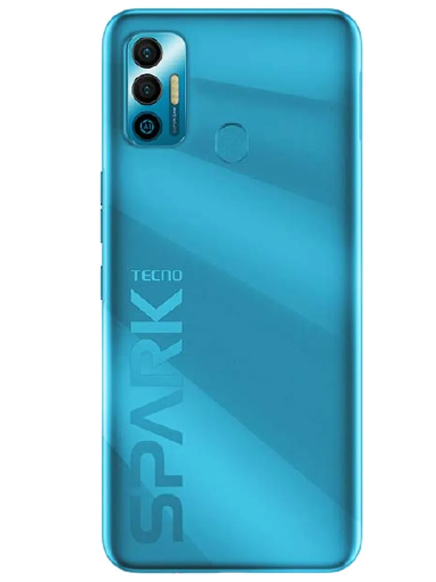 Смартфон Tecno Spark 7 4/64GB, Global, Синий + В подарок Беспроводные наушники TWS i12 Белые#3