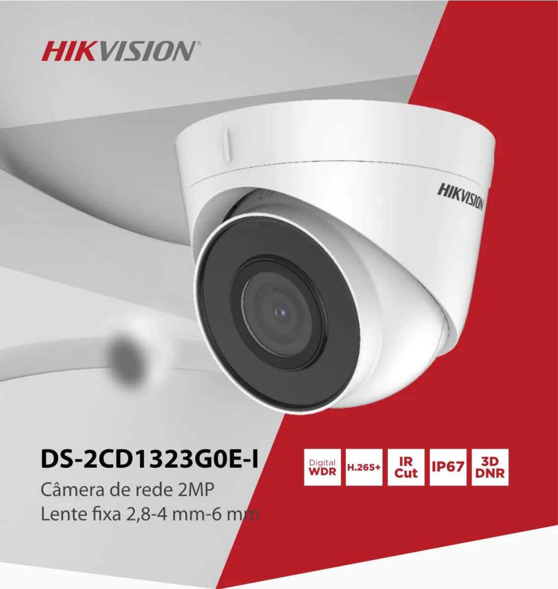 IP камера Hikvision /2MP/2.8mm/DS-2CD1323GOE-I#2