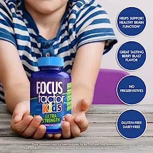Bolalar uchun vitaminlar Fokus faktor Kids (150 dona)#4