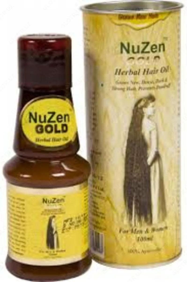 Масло для волос нацеленное на образование новых луковичек - "Nuzen Gold"#2