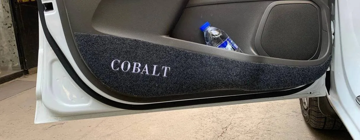Авто обшивка нижней части дверей (Cobalt) для защиты от царапин#2