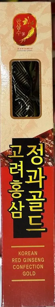 Qizil Koreya ginseng Confection Gold bilan shakarlangan mevalar#3