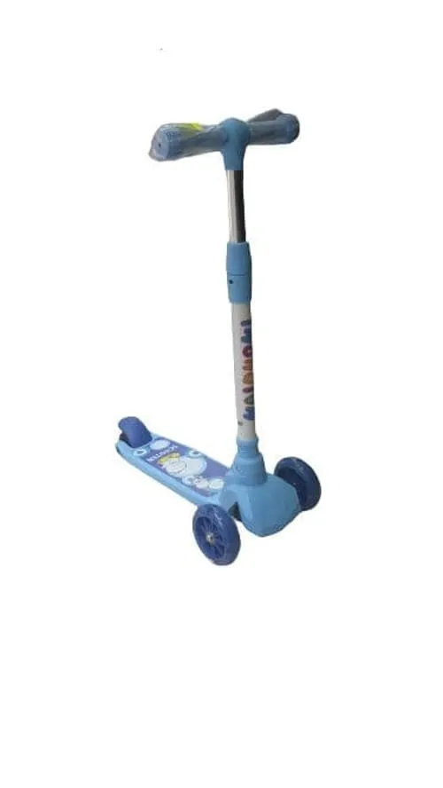 Самокат scooter mini со светящимися колесами blue#3